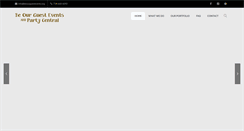 Desktop Screenshot of beourguestevents.org