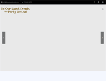 Tablet Screenshot of beourguestevents.org